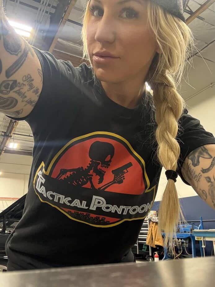 TacticalPontoon Jurassic Park Logo T-Shirt – The Legend Lives. The Triggers Bite Back. - Image 3